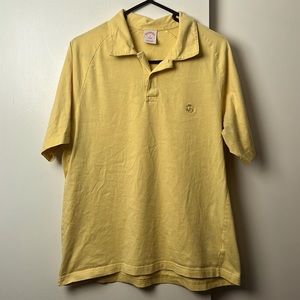 Light Yellow Brooks Brothers Polo MEDIUM